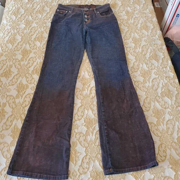 BONGO Women's Suede Jeans - Picture 4 of 11